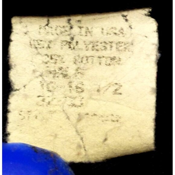 VTG Bell South Employee Uniform Shirt Mens Long Sleeve Button-Up Shirt 16-16.5 3 - Picture 5 of 11